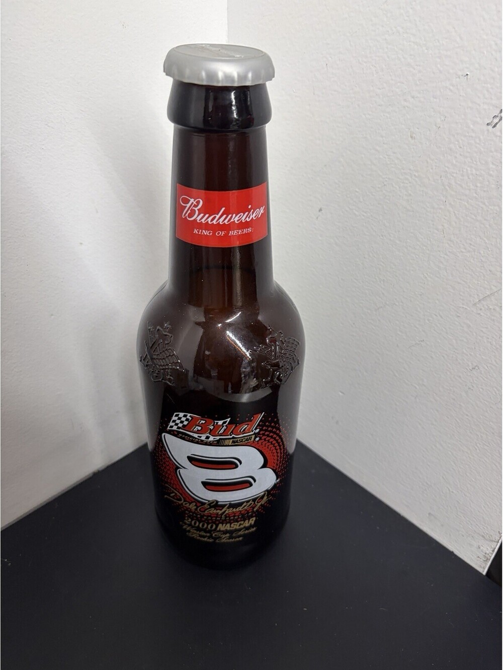 Dale Earnhardt Jr.  #8 2000 Nascar Winston Cup Rookie Season 15”Budweiser Bottle